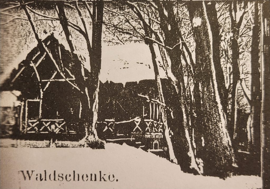 Postkarte Waldschenke 1898 Waldschenke 1898